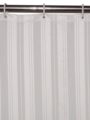 lushomes unidyed white polyester shower curtain with 12 plastic eyelets - 12589454 - Standard Image - 2