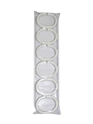 lushomes unidyed cream polyester shower curtain with 12 plastic eyelets - 12589455 - Standard Image - 3