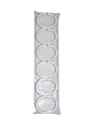 lushomes unidyed light blue polyester shower curtain with 12 plastic eyelets - 12589457 - Standard Image - 3