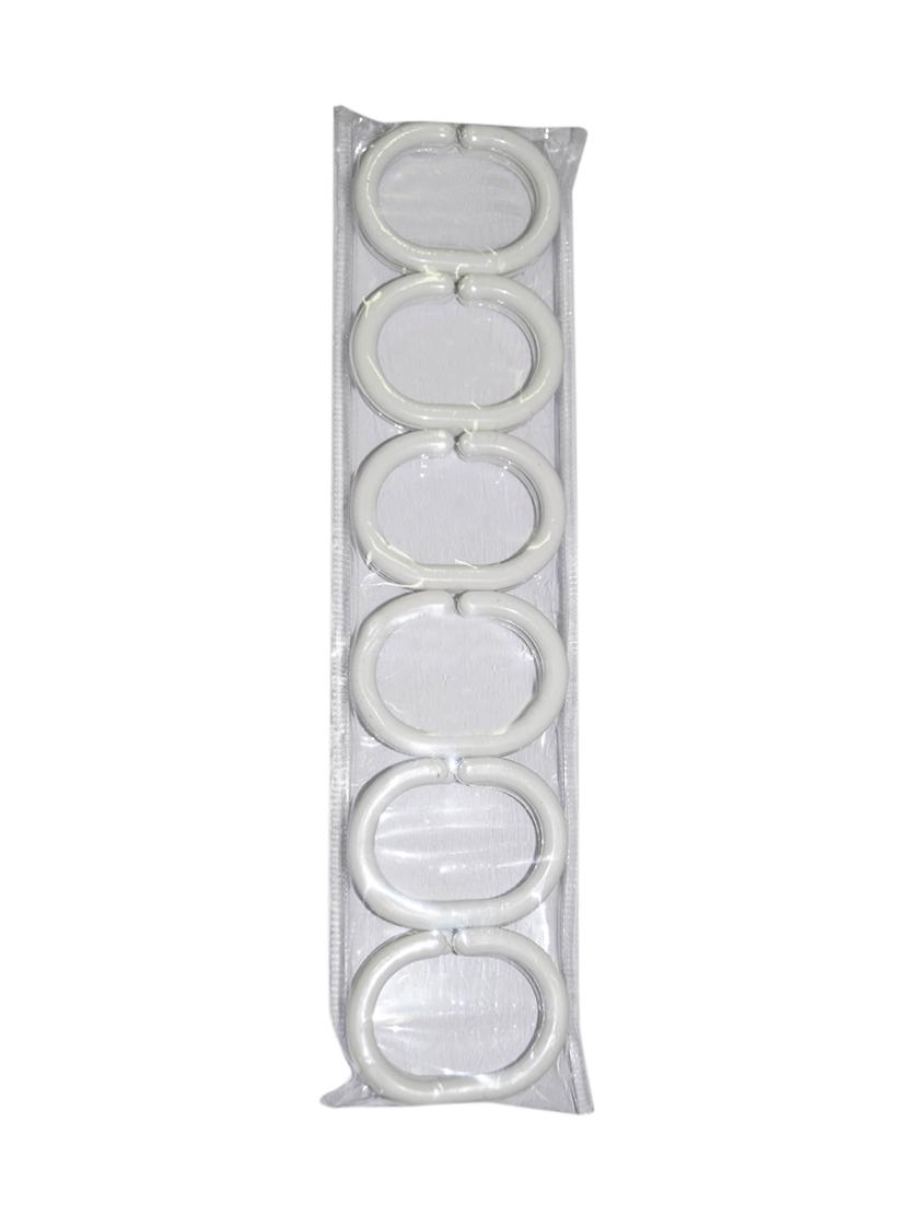 lushomes unidyed light blue polyester shower curtain with 12 plastic eyelets - 12589457 - Zoom Image - 3