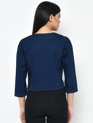 buttoned detail summer jacket - 12590506 - Standard Image - 3