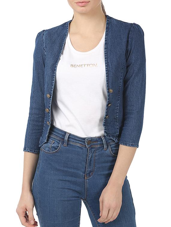 Buttoned detail summer jacket - 12590506 - Zoom Image - 1