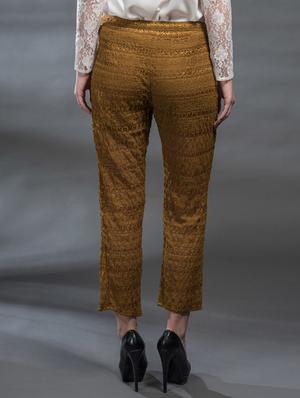 gold lace trouser - 12594111 - Standard Image - 2
