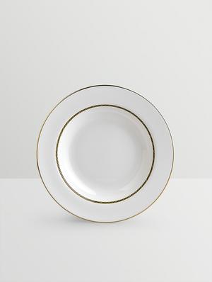 white printed ceramic dinner set (40pcs) - 1259914 - Standard Image - 5