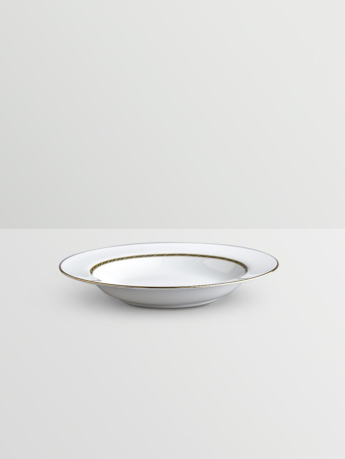 white printed ceramic dinner set (40pcs) - 1259914 - Zoom Image - 11
