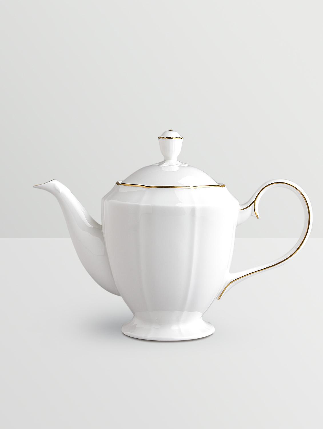 white printed ceramic tea set (29pcs) - 1259928 - Zoom Image - 6