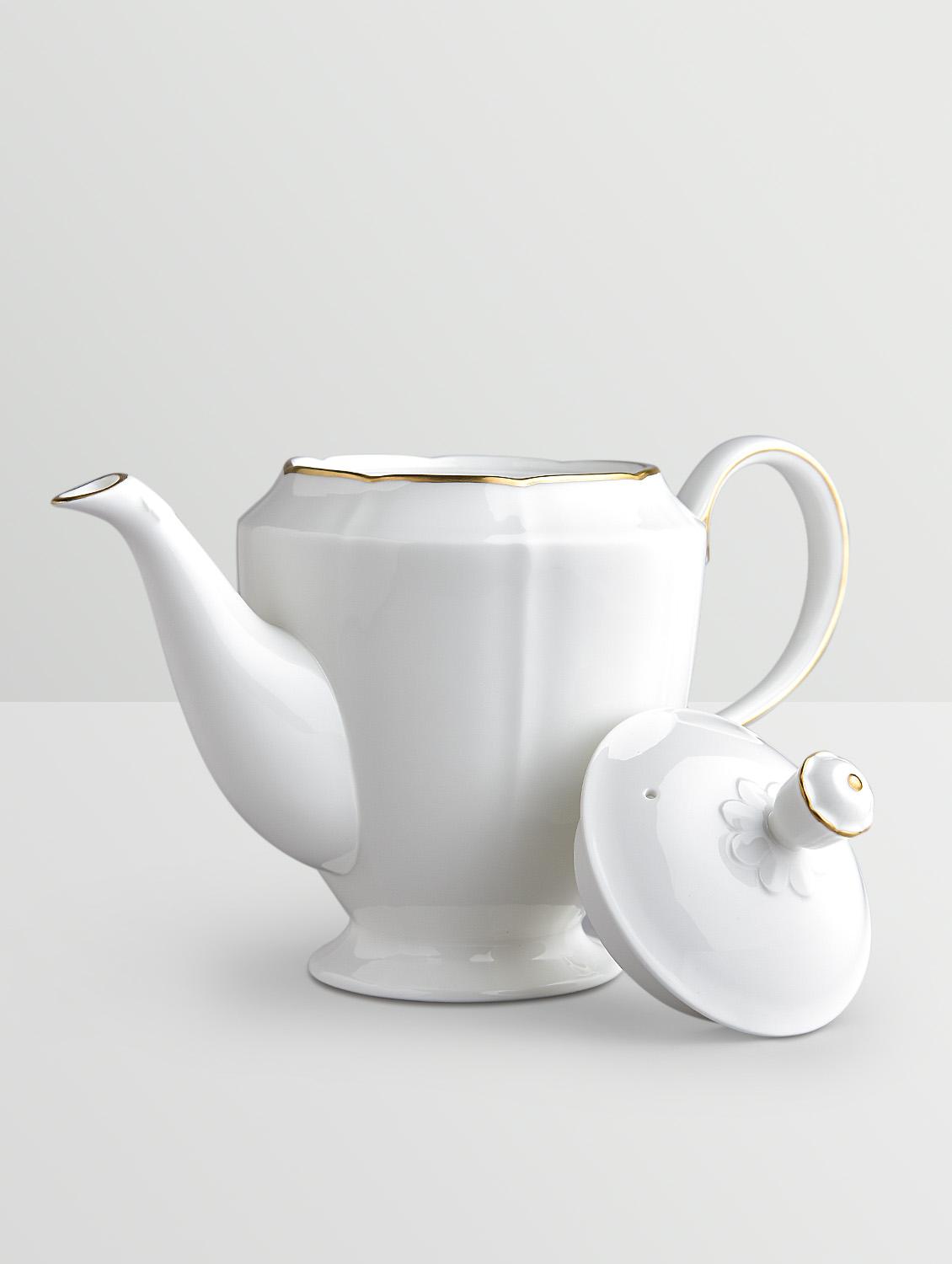 white printed ceramic tea set (29pcs) - 1259928 - Zoom Image - 7