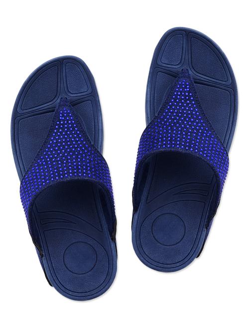 blue studded wedges - 1260842 - Standard Image - 1