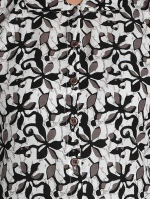 printed high-low kurta - 12648388 - Standard Image - 4