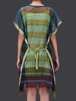 multicoloured cotton silk dress - 1265505 - Standard Image - 3