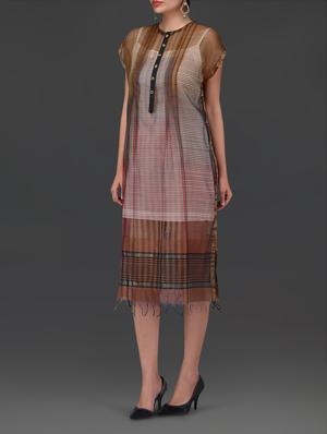 multicoloured cotton silk dress - 1265508 - Standard Image - 2