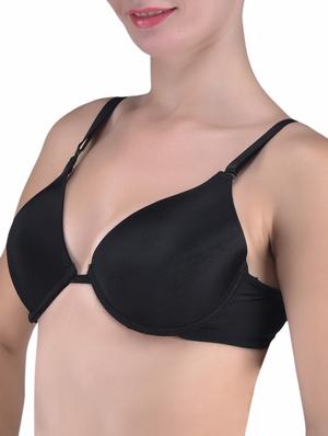 solid black slightly padded bra - 1268871 - Standard Image - 2