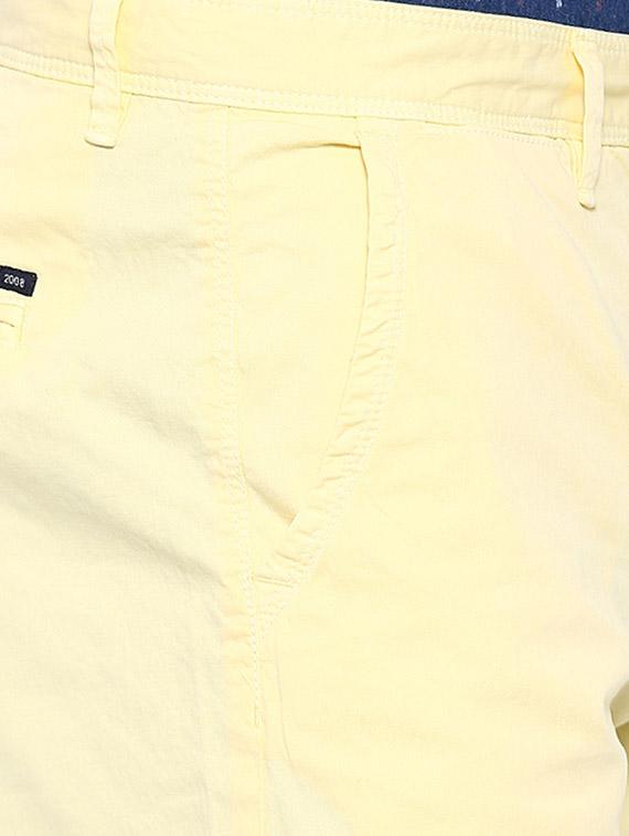 yellow cotton shorts - 12719657 - Zoom Image - 4