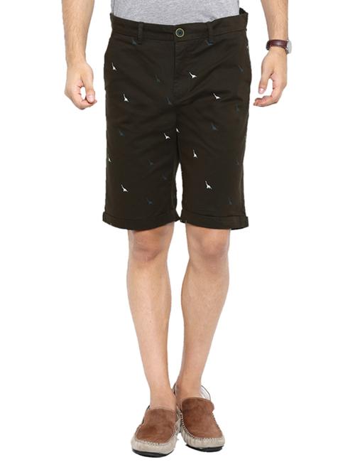 brown cotton bermuda shorts - 12719663 - Standard Image - 1