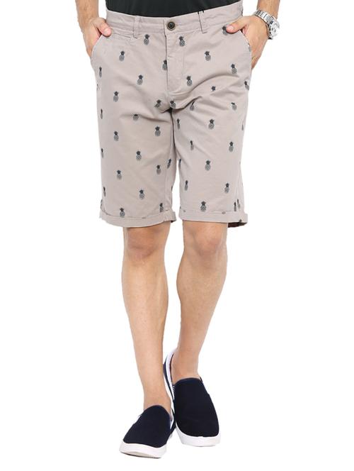 beige cotton shorts - 12719668 - Standard Image - 1