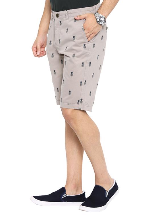 beige cotton shorts - 12719668 - Zoom Image - 2