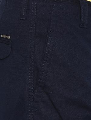 navy blue cotton shorts - 12719670 - Standard Image - 4