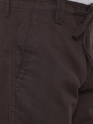 brown cotton shorts - 12719671 - Standard Image - 4