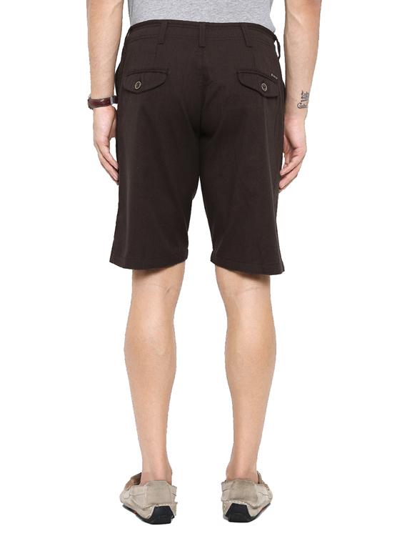 brown cotton shorts - 12719671 - Zoom Image - 3