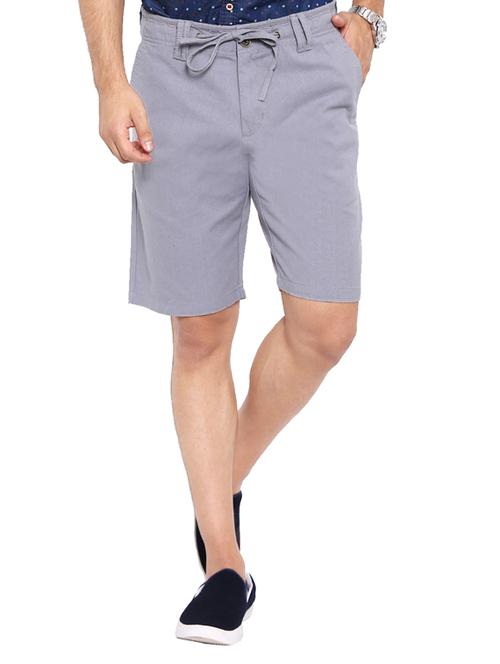grey cotton shorts - 12719673 - Standard Image - 1