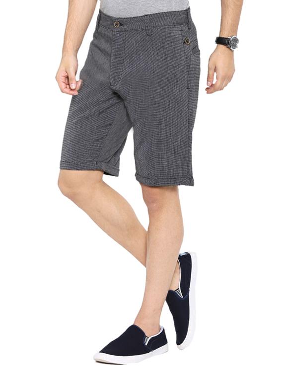 black cotton shorts - 12719676 - Zoom Image - 2