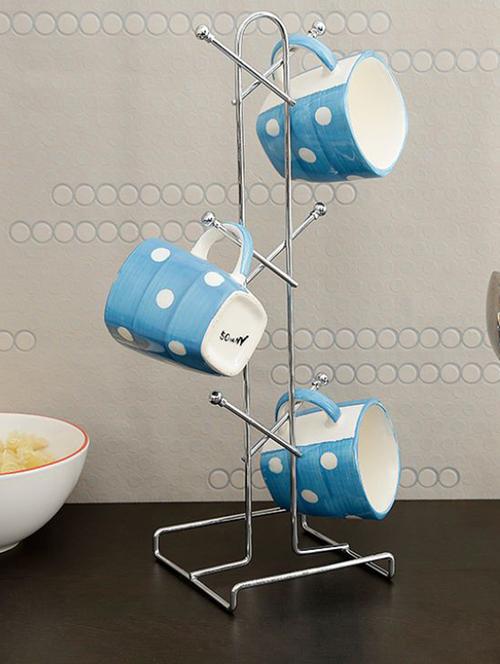 silver mild steel mug tree - 1273554 - Standard Image - 1