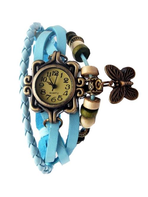 jay creation sky blue vintage brace late analog women's watch - 12753679 - Standard Image - 1