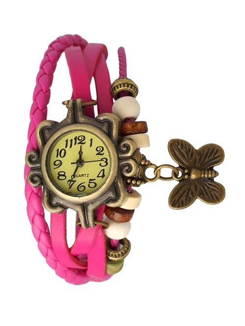 jay creation pink vintage brace late women's analog watch - 12753680 - Standard Image - 1
