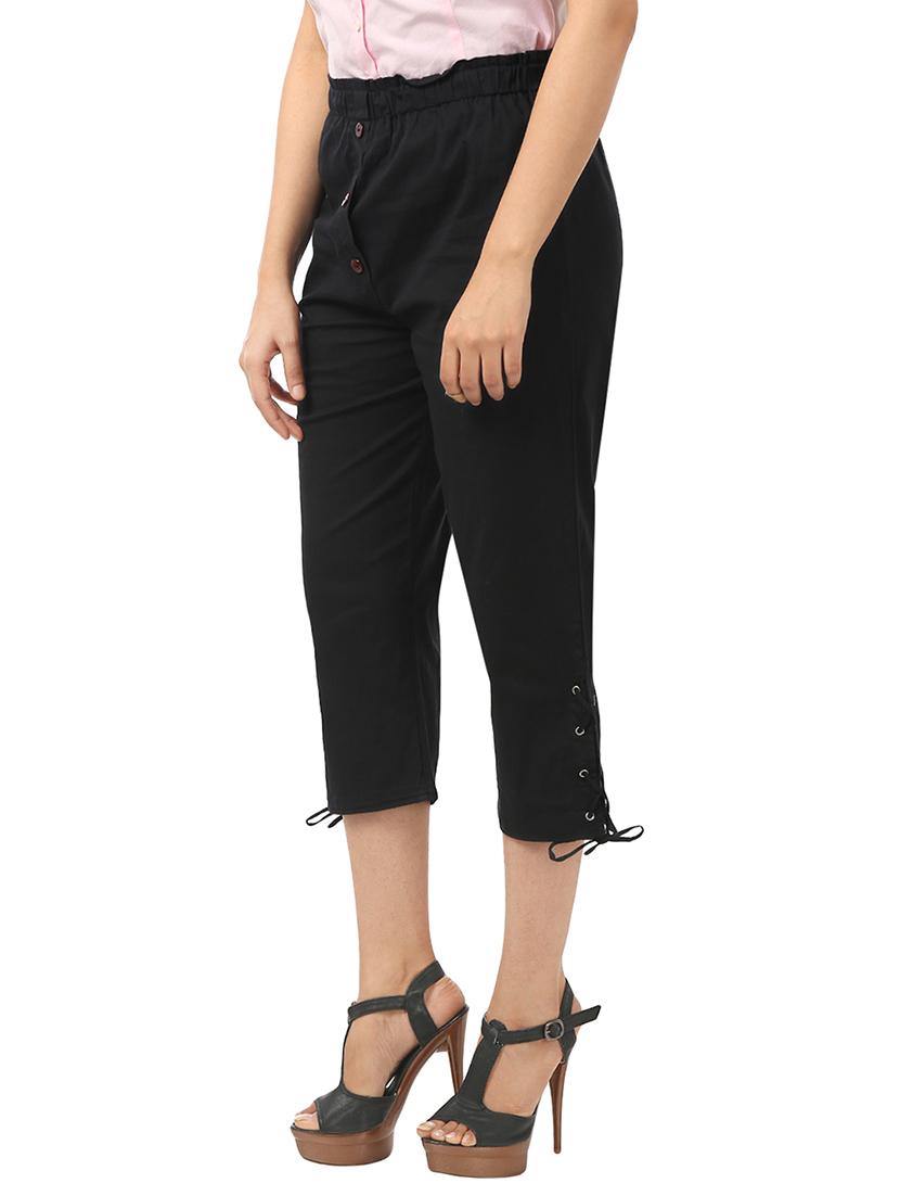 lace up detail capri - 12754901 - Zoom Image - 2