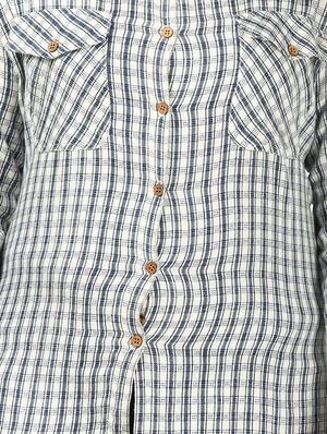 blue cotton plus shirt - 12754903 - Standard Image - 4