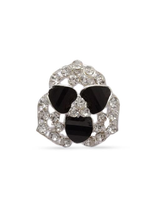black zinc brooch - 12754919 - Standard Image - 1
