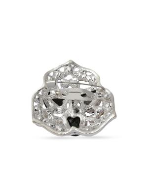 black zinc brooch - 12754919 - Standard Image - 2