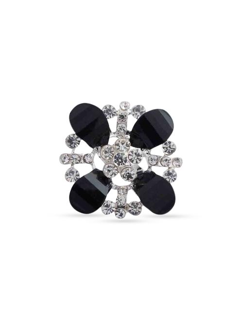 black zinc brooch - 12754923 - Standard Image - 1