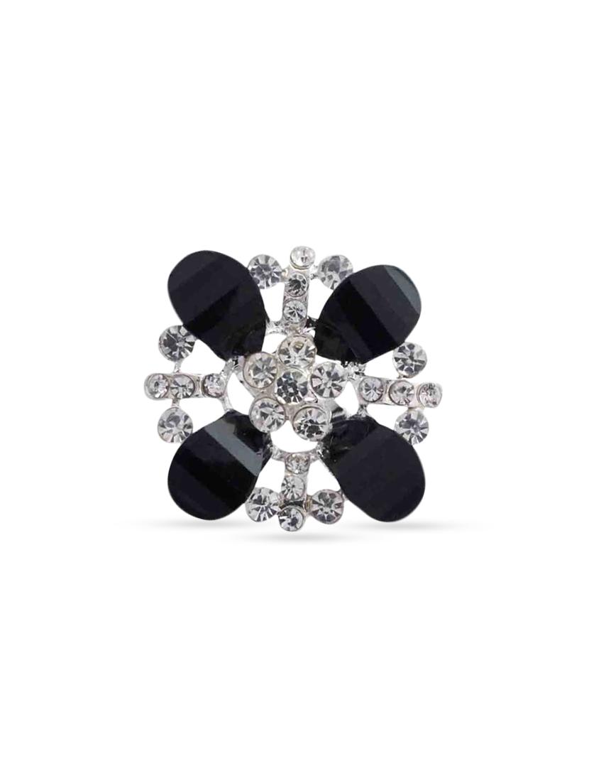 black zinc brooch - 12754923 - Zoom Image - 1