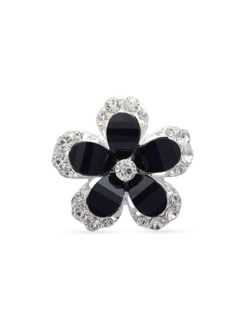 black zinc brooch - 12754927 - Standard Image - 1