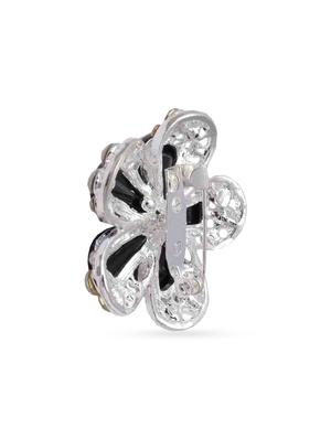 black zinc brooch - 12754927 - Standard Image - 2