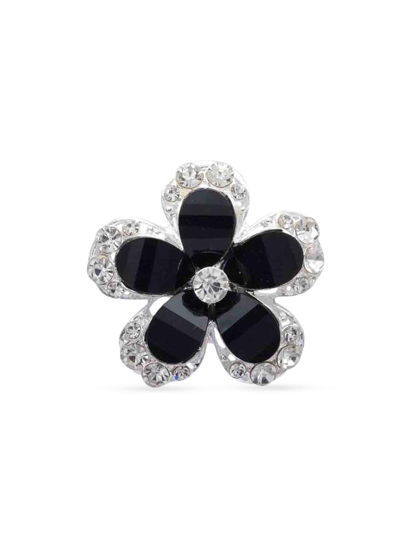 black zinc brooch - 12754927 - Zoom Image - 1