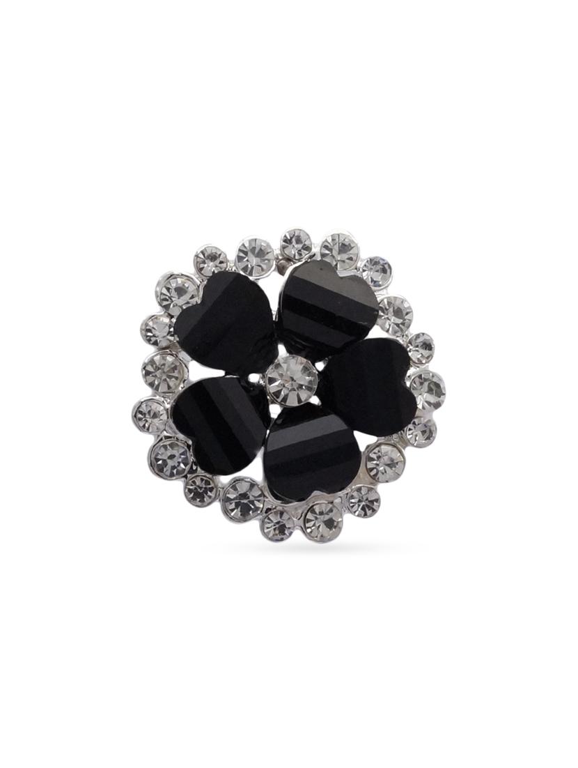 black zinc brooch - 12754929 - Zoom Image - 1