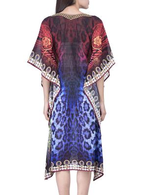 multi colored polyester kaftan - 12755843 - Standard Image - 3