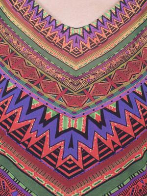 multi colored polyester kaftan - 12755846 - Standard Image - 4