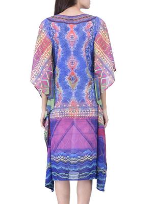 multi colored polyester kaftan - 12755847 - Standard Image - 3