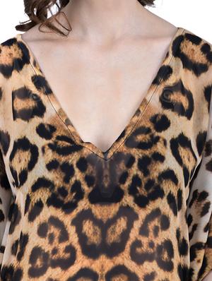 brown polyester kaftan - 12755849 - Standard Image - 4