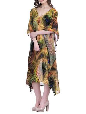 multi colored polyester kaftan - 12755850 - Standard Image - 2