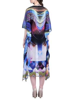multi colored polyester kaftan - 12755851 - Standard Image - 3