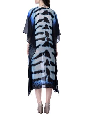 blue polyester kaftan - 12755854 - Standard Image - 3