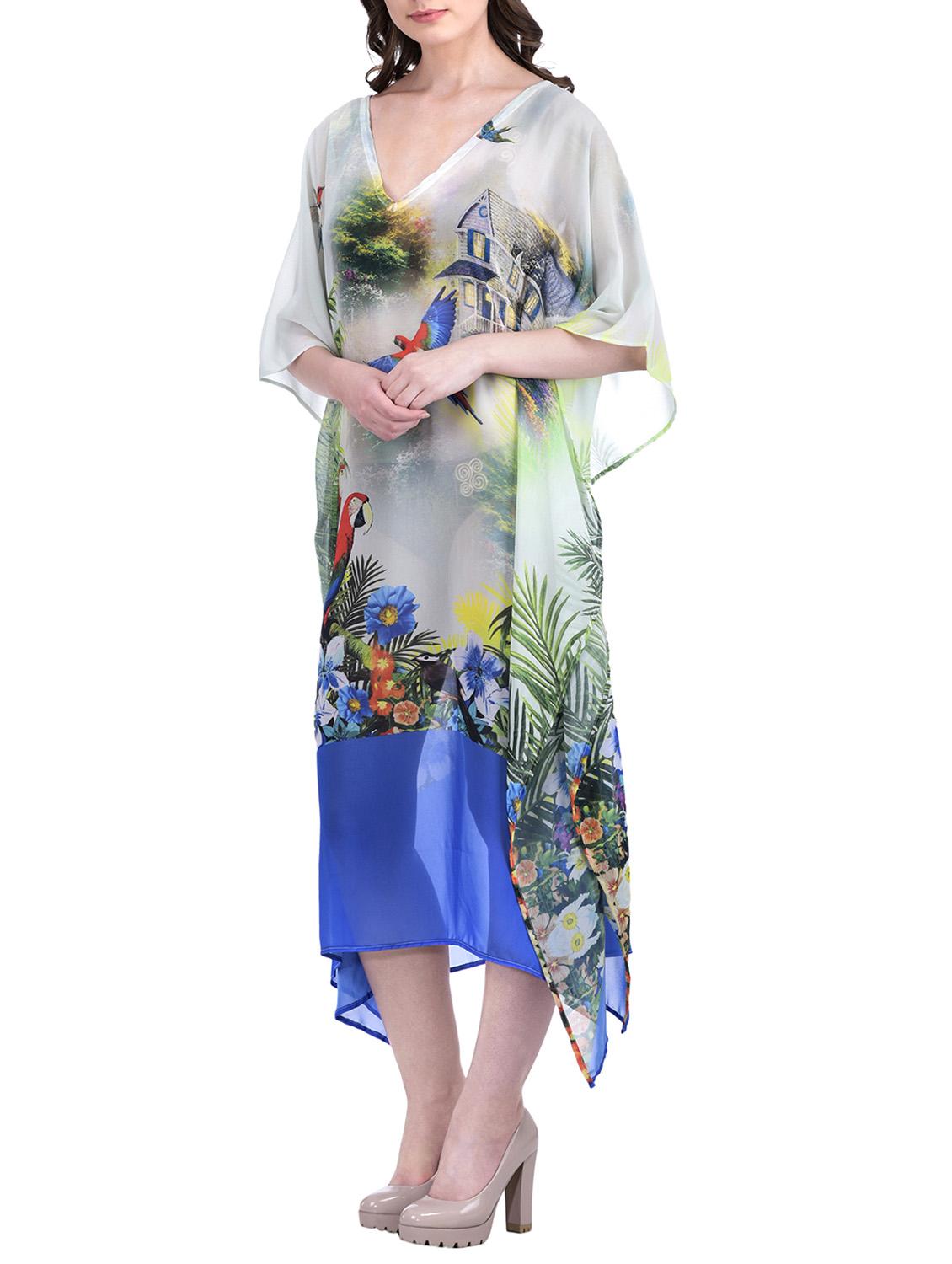 multi colored polyester coverup - 12755857 - Zoom Image - 2