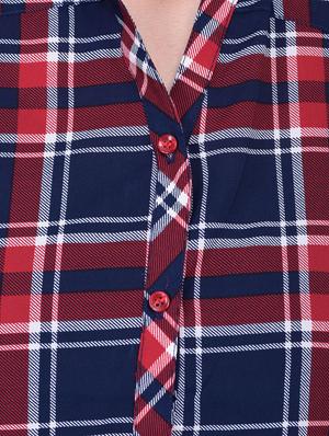 blue polyester regular shirt - 12755872 - Standard Image - 4