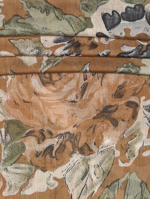 yellow viscose scarf - 12757330 - Zoom Image - 2