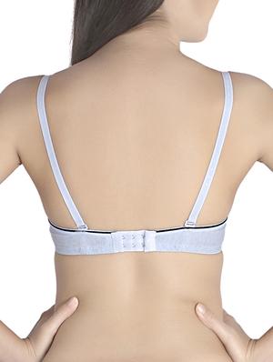 blue nylon push up bra - 12758244 - Standard Image - 3