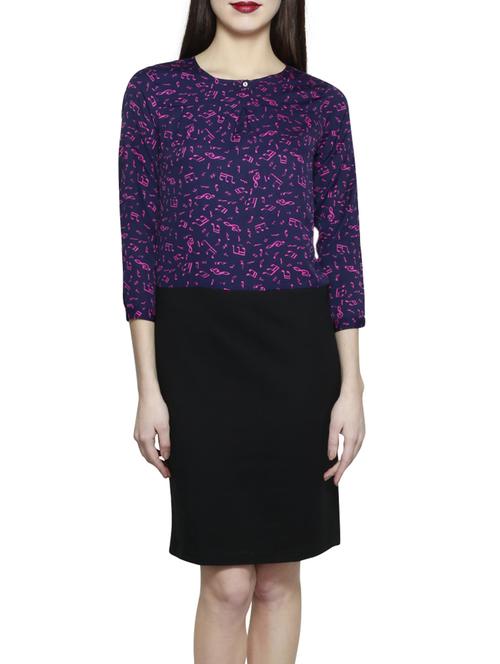 black printed dress - 12762038 - Very Small Image - 1